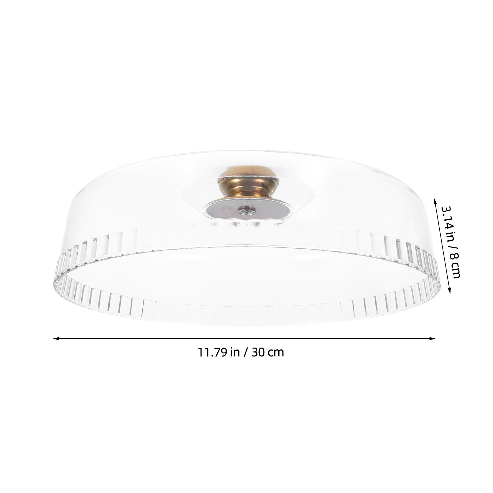 غطاء كيك أكريليك شفاف بقطر 30  - مراجعة Plastic Dome Clear وسعره