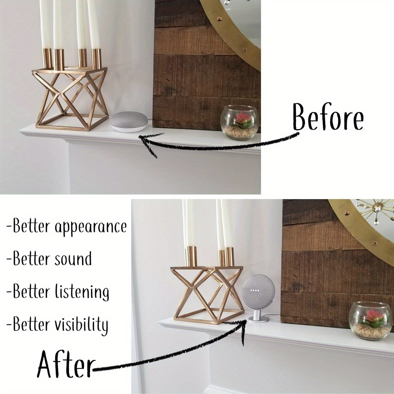 حامل مكبر صوت ذكي صغير للعرض،  - مراجعة Google Speaker Nest Mini وسعره