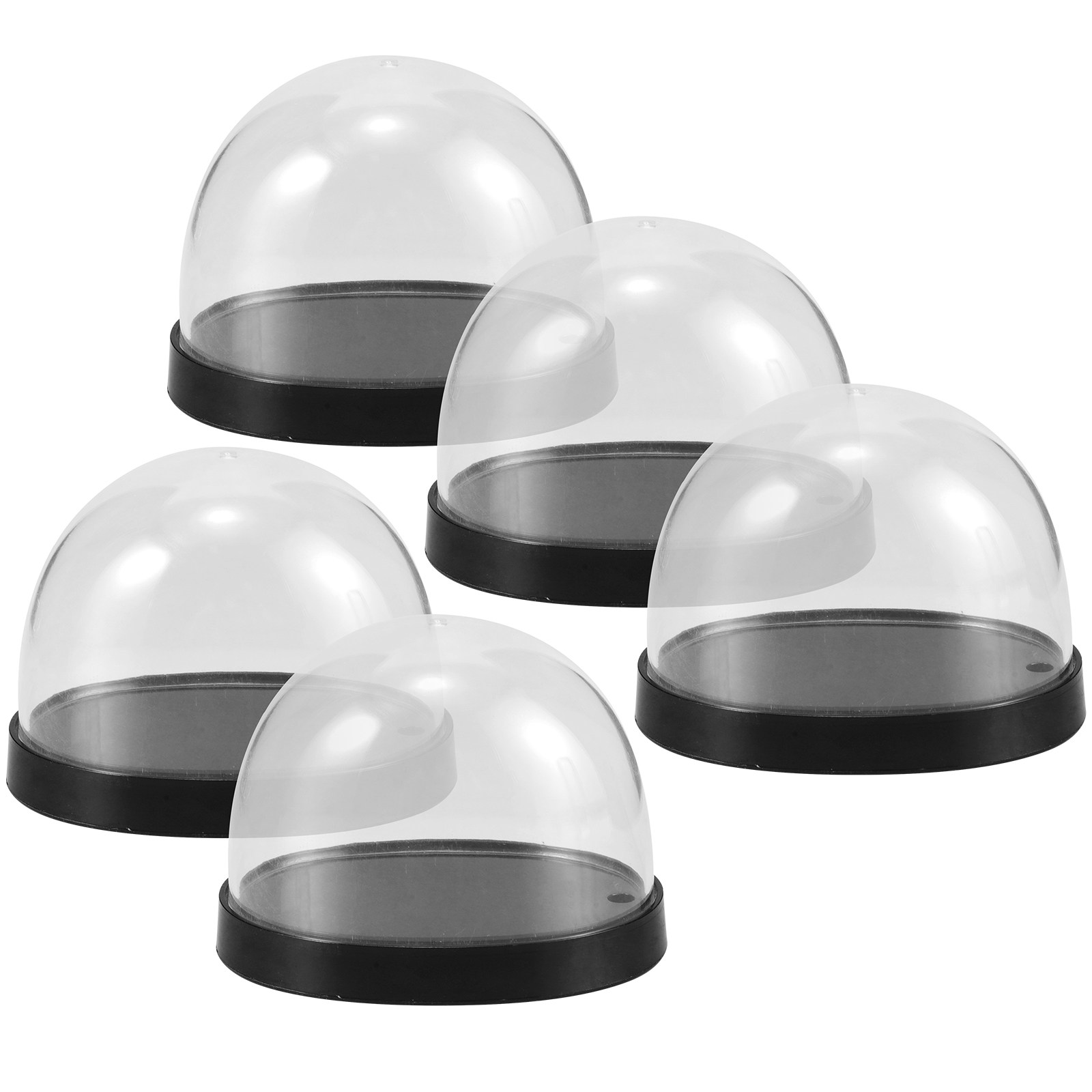 5 مجموعات من أغطية الزجاج الشف - مراجعة Plastic Dome Clear وسعره
